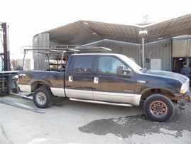 2002 Ford F-250 XLT Black Crew Cab 7.3L Turbo Diesel AT 4WD #F24745